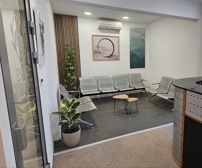 Salle d'attente du centre de santé Espace Eden, Erquelinnes